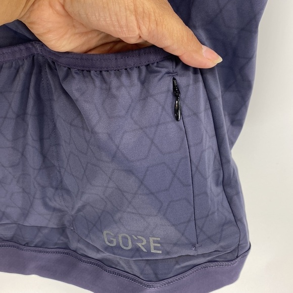 Gore Curve Jersey purple pockets in back full zip bicyclist - Picture 8 of 10